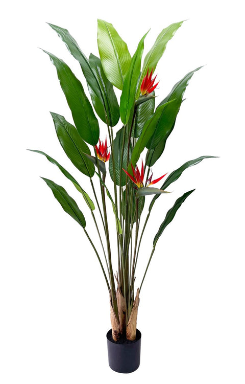 Artificial Bird of Paradise Tree: Lifelike 70.9" Faux Tree for Indoor and Outdoor Decoration