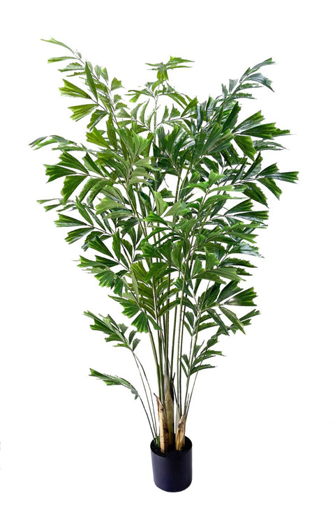 Faux Fishtail Palm Tree: Lifelike 70.9" Artificial Potted Plant for Indoor and Outdoor Decoration