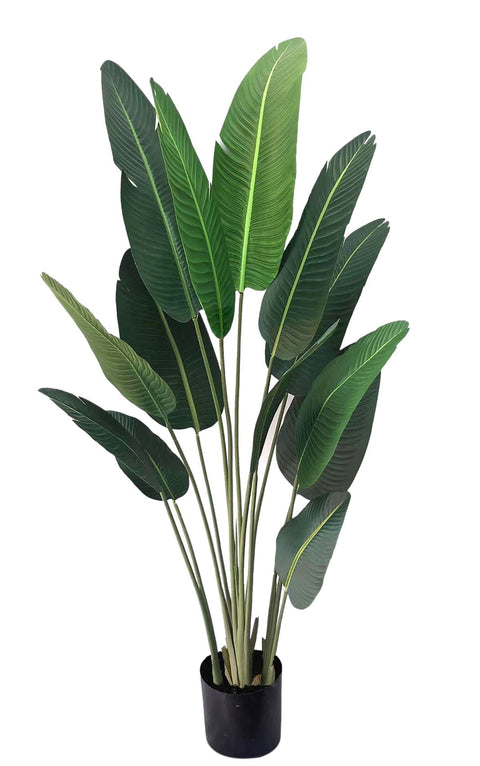 Artificial Bird of Paradise Palm Tree: Lifelike 70.9" Faux Tree for Indoor and Outdoor Decoration
