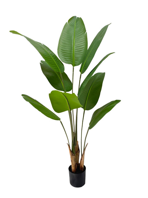 Faux Black Potted Palm Tree: Lifelike 59" Artificial Plant for Indoor and Outdoor Decoration