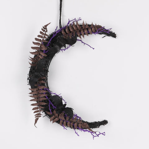 16IN  HALLOWEEN MOON WALL HANGER