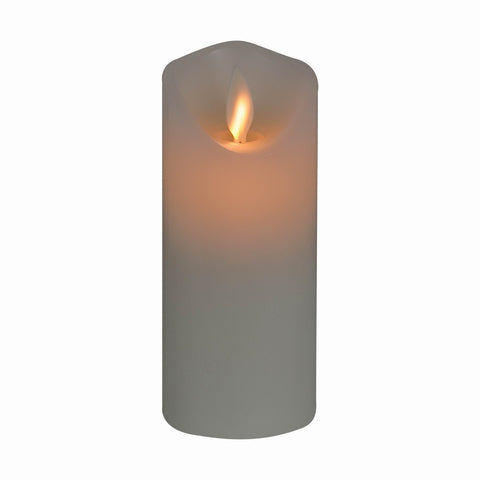 CHRISTMAS LED PLASTIC WHITE CANDLE
W/FLICKERED FLAME