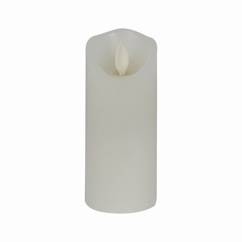 CHRISTMAS LED PLASTIC WHITE CANDLE
W/FLICKERED FLAME