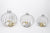 L:28 X 33"M:25X 27"S:20X 24"S/3 Lighted Jumbo Wired Ball Ornament With Silver/Gold Shatterproof-Led Lighting