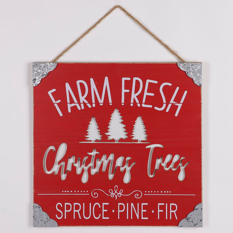 14*0.375*14'' Christmas Wall Décor