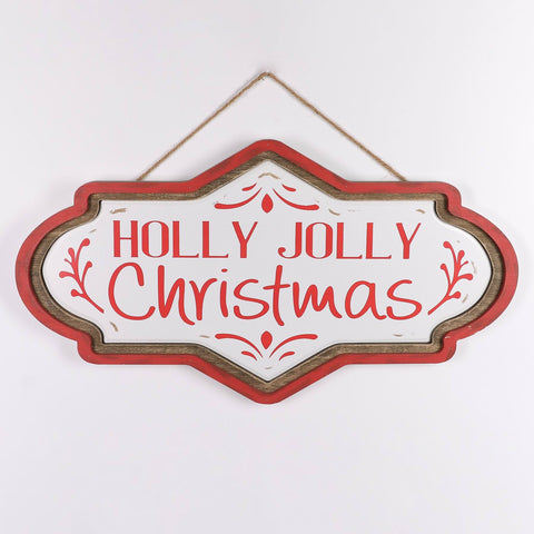 30*0.75*16'' Holly Jolly Christmas Wall Décor