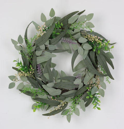 Couronne d'eucalyptus de 20 pouces