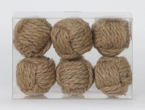 6 Count Jute Ball Fillers
