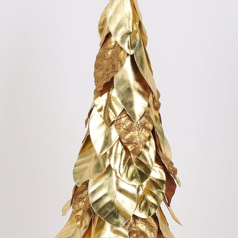 24 Inch Gold Leaves Tree Décor