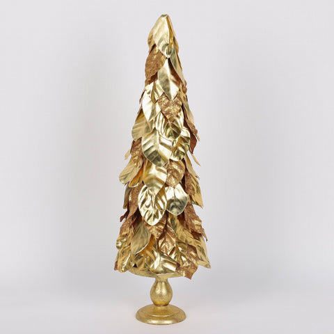 24 Inch Gold Leaves Tree Décor