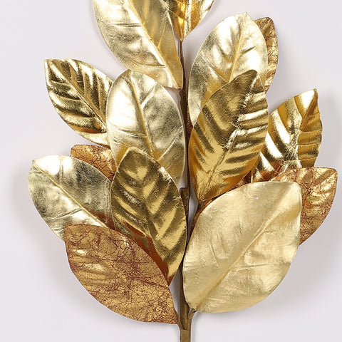 24 Inch Gold Leaves Pick