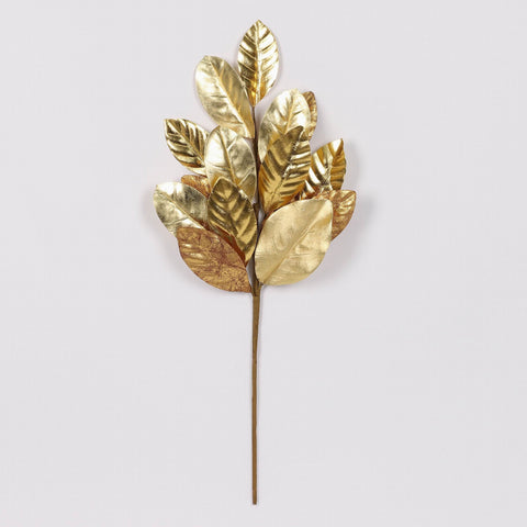 24 Inch Gold Leaves Pick