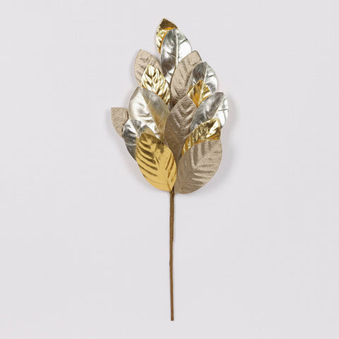 24 Inch Gold Leaves Pick
