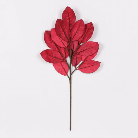 24Inch Red Leaves Pick
