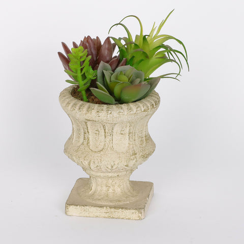 Petite Artificial Greenery Decor for Delicate Home Accents - 7 Inch