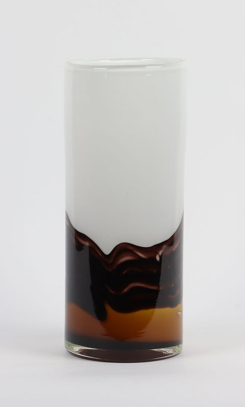 Glass Vase décor 4.75"L x 11.5"H
