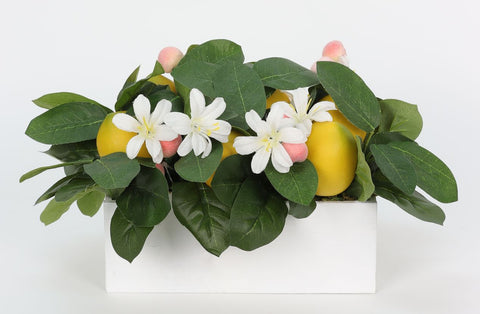 Lemon Table Decor: Lifelike 6.5" Decorative Lemon for Home Decor