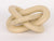8''X8''X3.25''Resin Knot Rope Décor