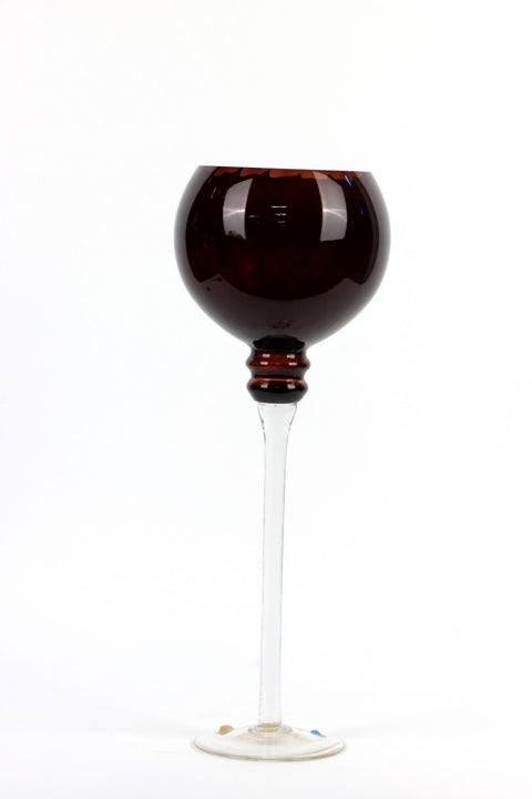 6.25X16.5" Glass Goblet  Decoration