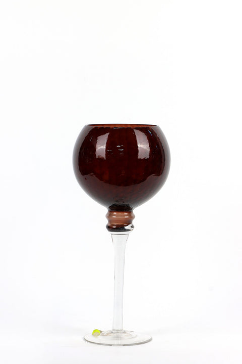 6.25X13.5" Glass Goblet  Decoration