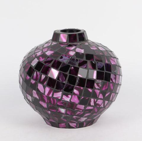 DÉCOR CONTENANT AVEC MOSAIQUE 6.5''X6''