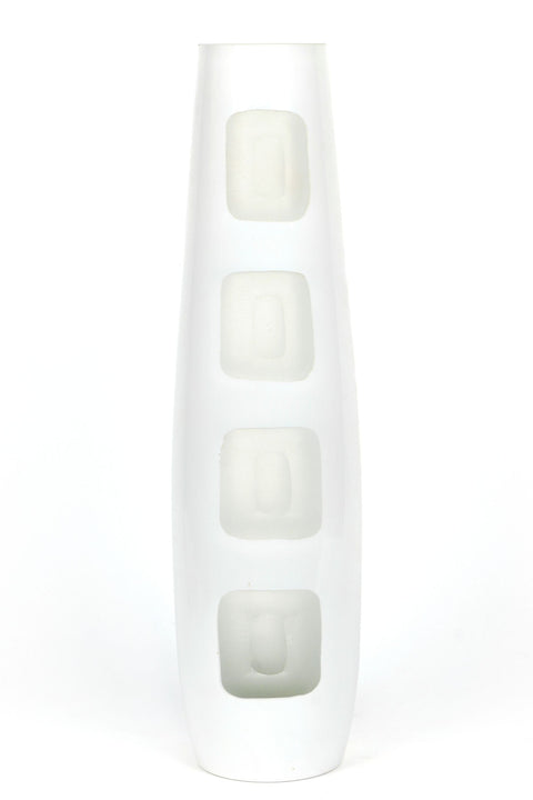 Glass Vase décor 4"L x16"H