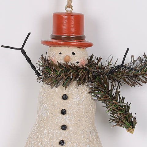 2.5''*2''*4.75In Snowman Ornament