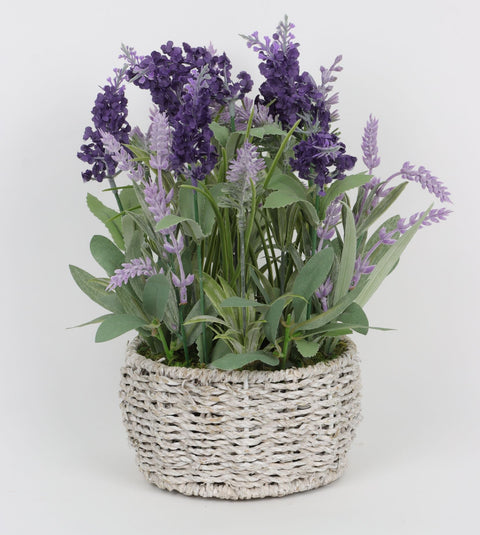Basket Planner w/Floral Décor
