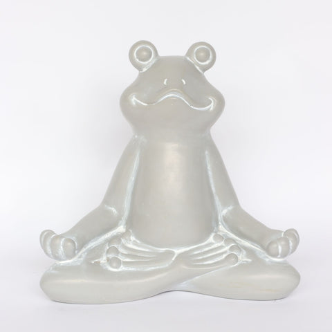 Statue de grenouille 9 x 5 x 8,25 pouces