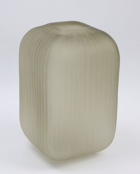 DÉCOR VASE EN VERRE 6.5*6.5*11po