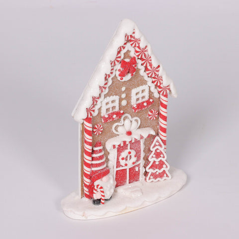 6.5*2.75*9.25'' Gingerbread House Décor