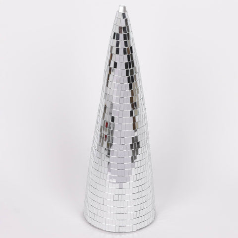 DIA.4.375*13.5'' CHRISTMAS TREE CONE DÉCOR