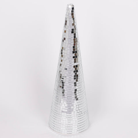 DIA.4.25*13.5'' CHRISTMAS TREE CONE DÉCOR