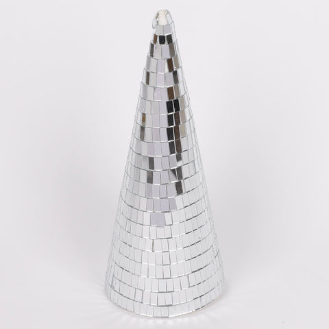 DIA.4.375*10.25'' CHRISTMAS TREE CONE DÉCOR