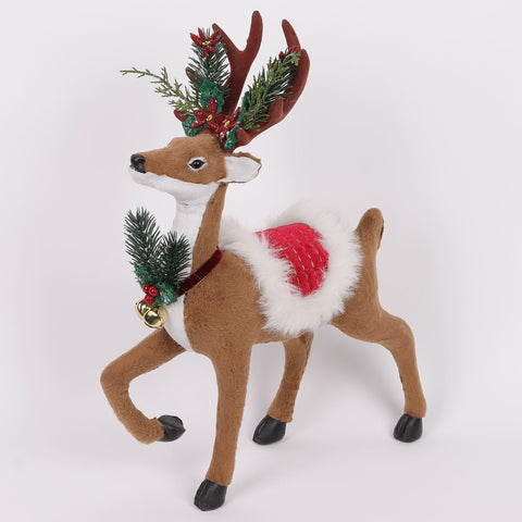 12.5*5*16.5'' CHRISTMAS DEER DÉCOR