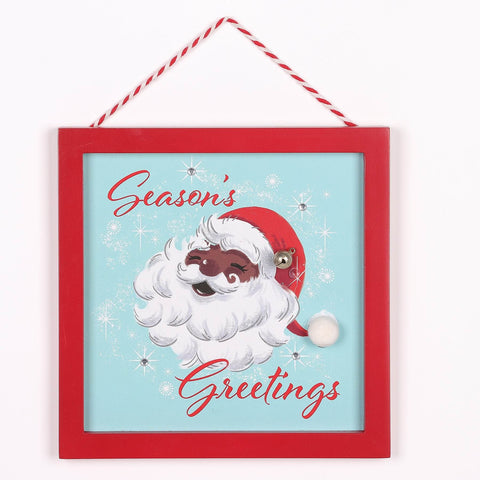 8*0.375*8'' Christmas Santa Wall Décor