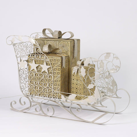 45*15.75*30'' Christmas Sleigh Décor