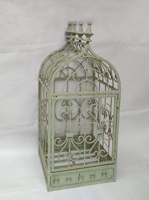 11.75*11.75*27'' Christmas Bird Cage Décor