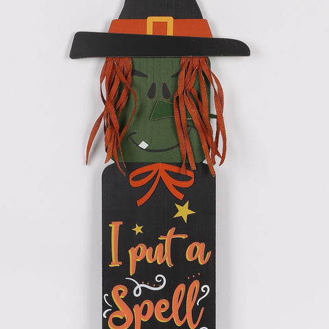 36IN HALLOWEEN WITCH MDF SIGN