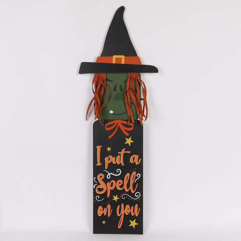 36IN HALLOWEEN WITCH MDF SIGN