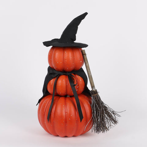 14IN HALLOWEEN FABRIC PUMBKIN