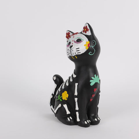 9IN  HALLOWEEN CAT TABLE TOP