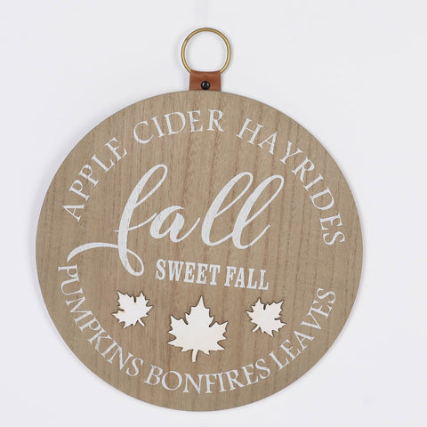 10.25IN SWEET FALL WALL HANGER