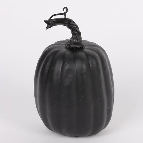 5IN HALLOWEEN FOAM PUMPKIN BLK TABLETOP