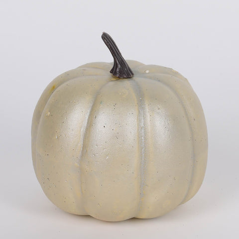 3.25IN HALLOWEEN FOAM PUMPKIN WHT TABLETOP