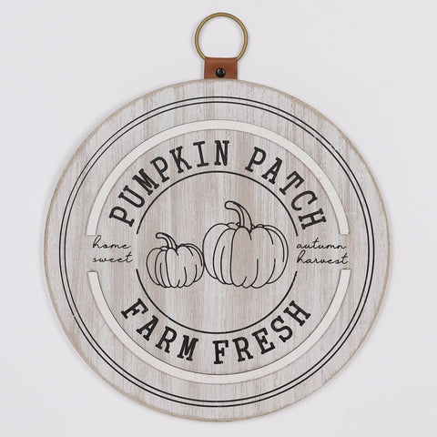 10.25IN FALL PUMPKIN PATCH FARM FRESH SIGN