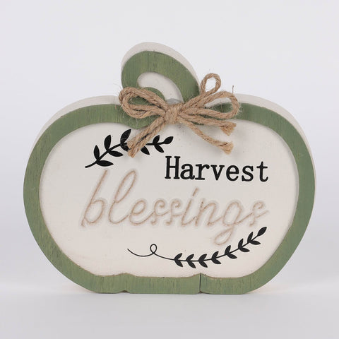 5IN FALL HARVESTS BESSINGS DÉCOR