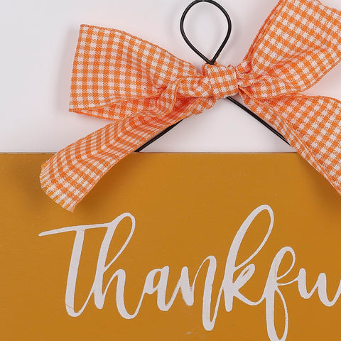 5.25IN FALL THANKFUL HANGING DÉCOR