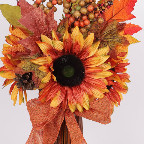 17IN FALL SUNFLOWERS FLORAL DÉCOR