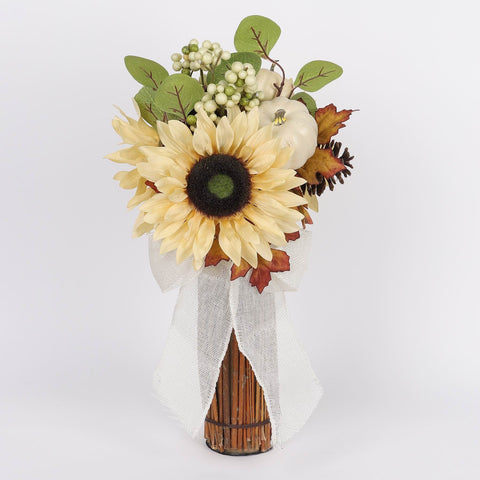 17IN FALL SUNFLOWERS FLORAL DÉCOR